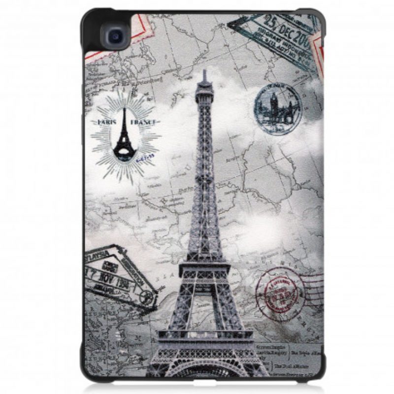Custodia Samsung Galaxy Tab A7 (2020) Torre Eiffel Rinforzata
