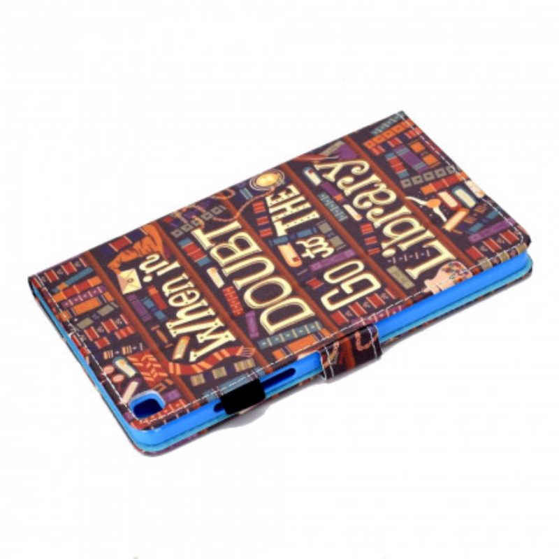 Folio Cover Samsung Galaxy Tab A7 (2020) Biblioteca