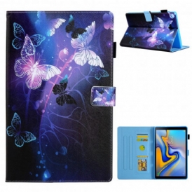 Folio Cover Samsung Galaxy Tab A7 (2020) Farfalle In Volo
