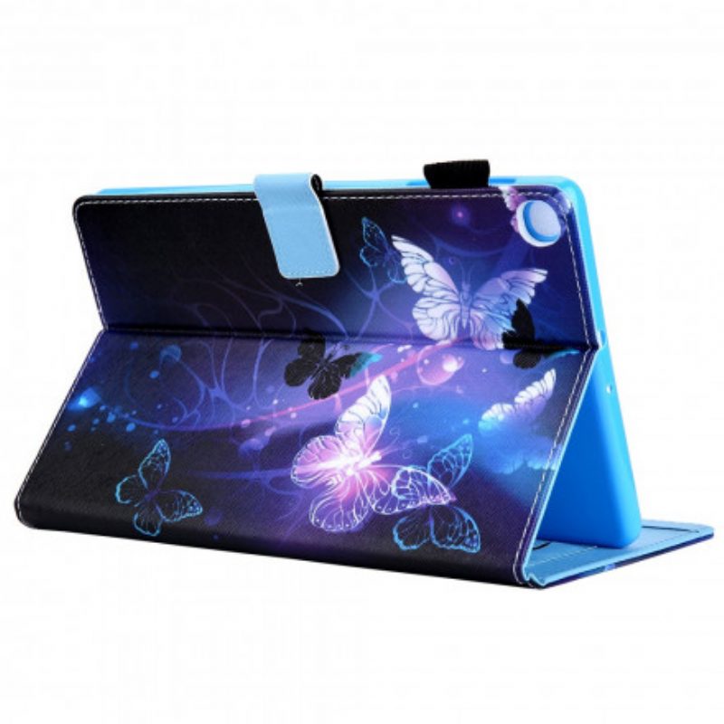 Folio Cover Samsung Galaxy Tab A7 (2020) Farfalle In Volo