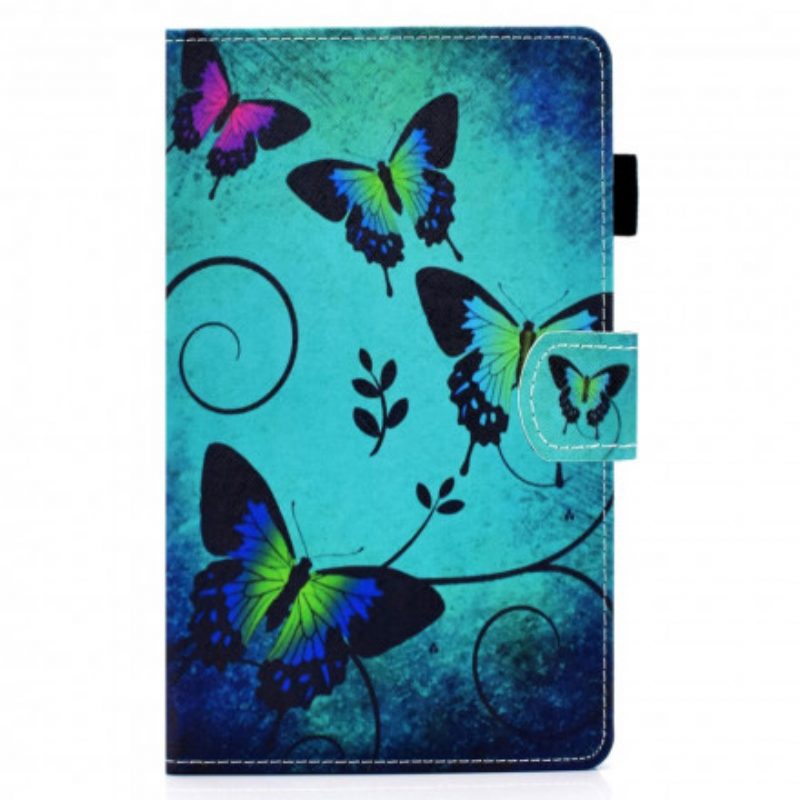 Folio Cover Samsung Galaxy Tab A7 (2020) Farfalle Uniche