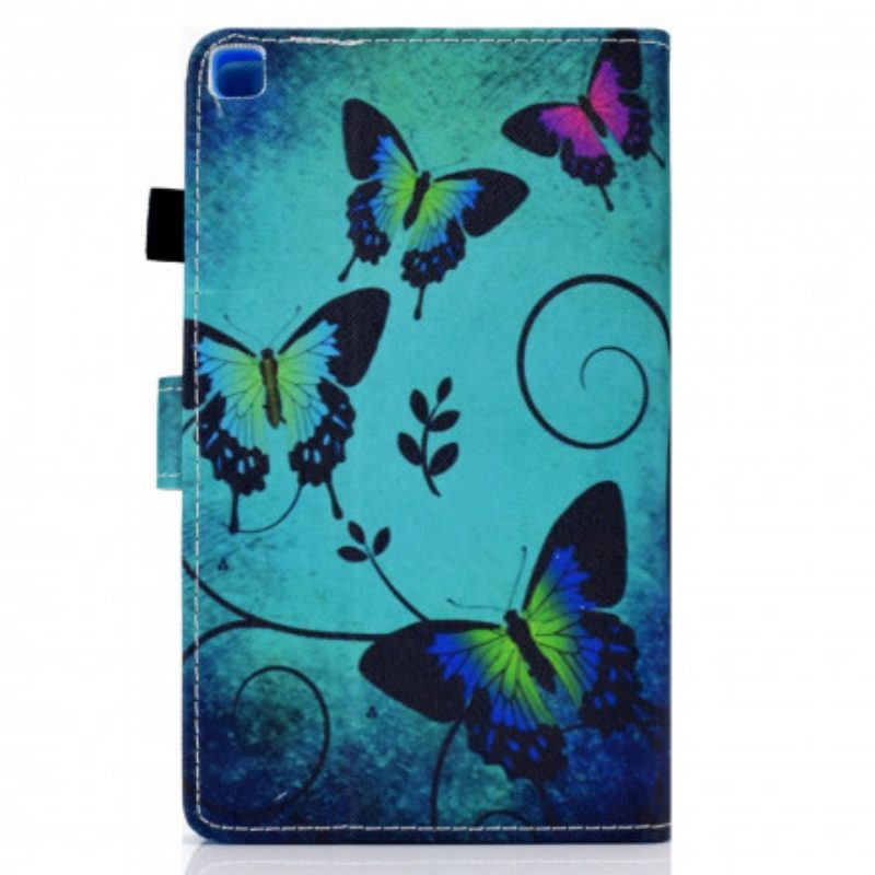 Folio Cover Samsung Galaxy Tab A7 (2020) Farfalle Uniche