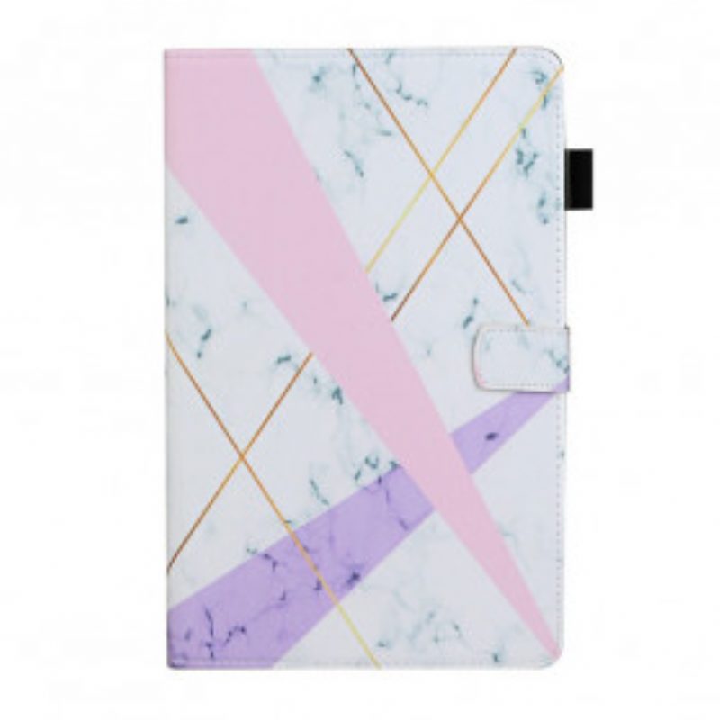 Folio Cover Samsung Galaxy Tab A7 (2020) Geometria Del Marmo