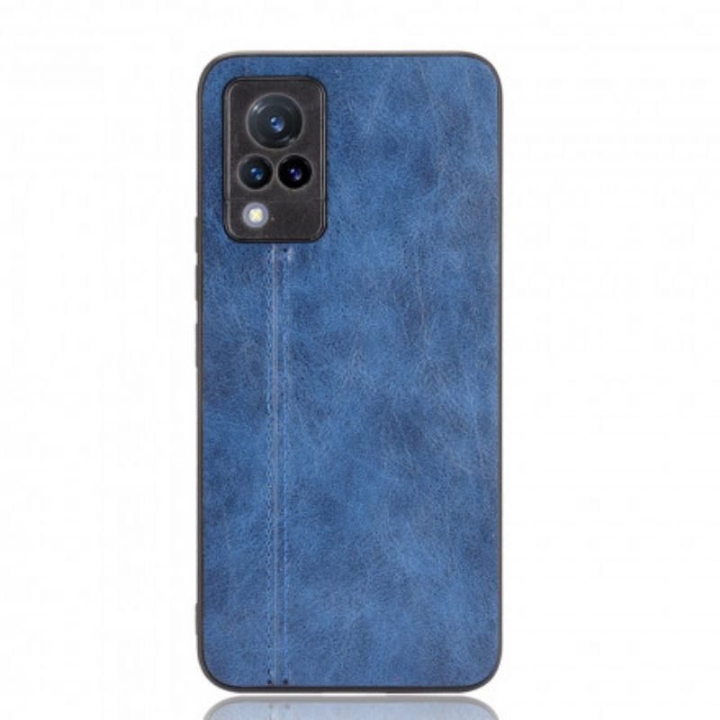 Cover Vivo V21 5G Effetto Pelle Couture