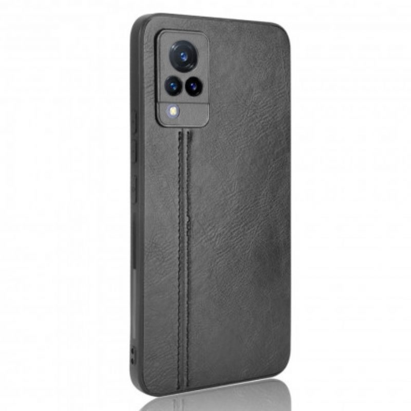 Cover Vivo V21 5G Effetto Pelle Couture