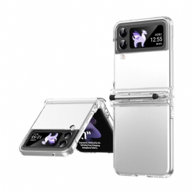 Folio Cover Samsung Galaxy Z Flip 4 Custodia in pelle Classico Con Stilo