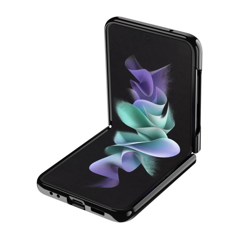 Folio Cover Samsung Galaxy Z Flip 4 Custodia in pelle Specchio