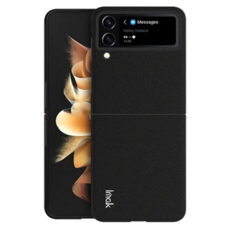 Folio Cover Samsung Galaxy Z Flip 4 Custodia in pelle Superficie Opaca Imak