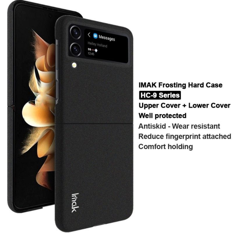 Folio Cover Samsung Galaxy Z Flip 4 Custodia in pelle Superficie Opaca Imak