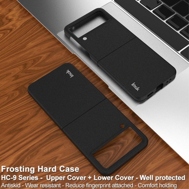 Folio Cover Samsung Galaxy Z Flip 4 Custodia in pelle Superficie Opaca Imak