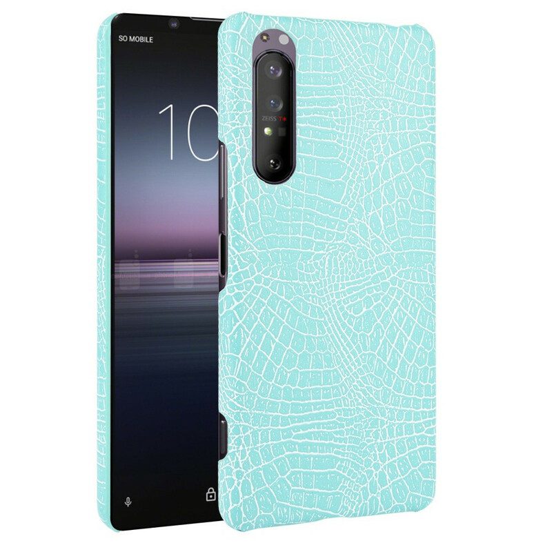 Cover Sony Xperia 1 II Effetto Pelle Di Coccodrillo