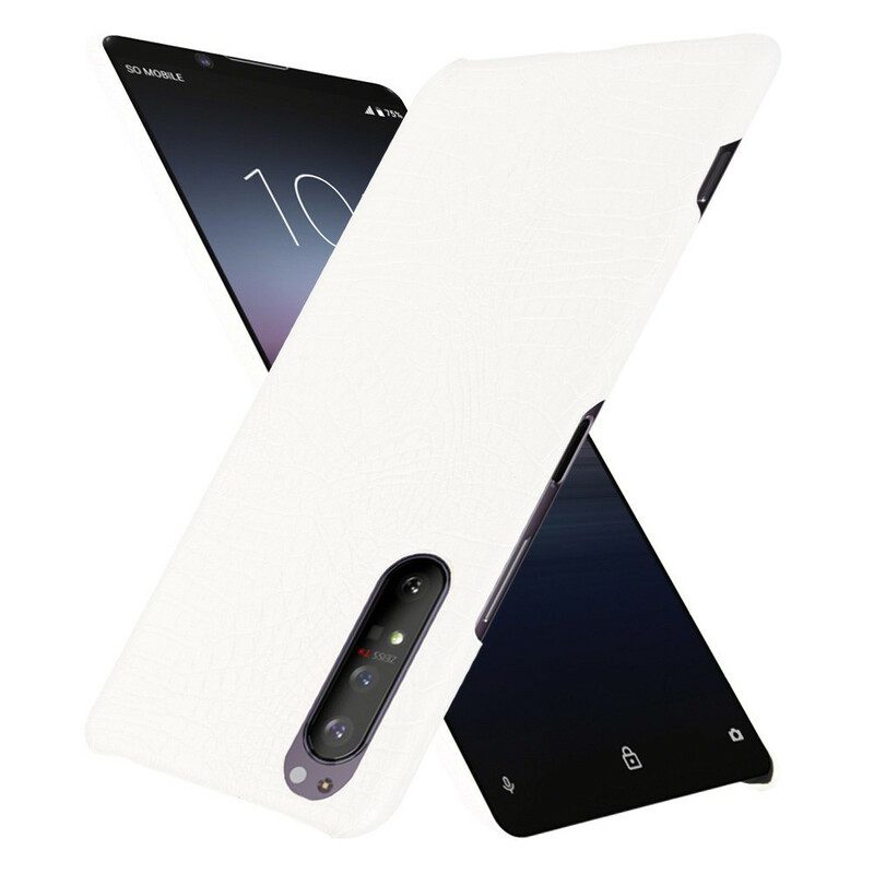 Cover Sony Xperia 1 II Effetto Pelle Di Coccodrillo