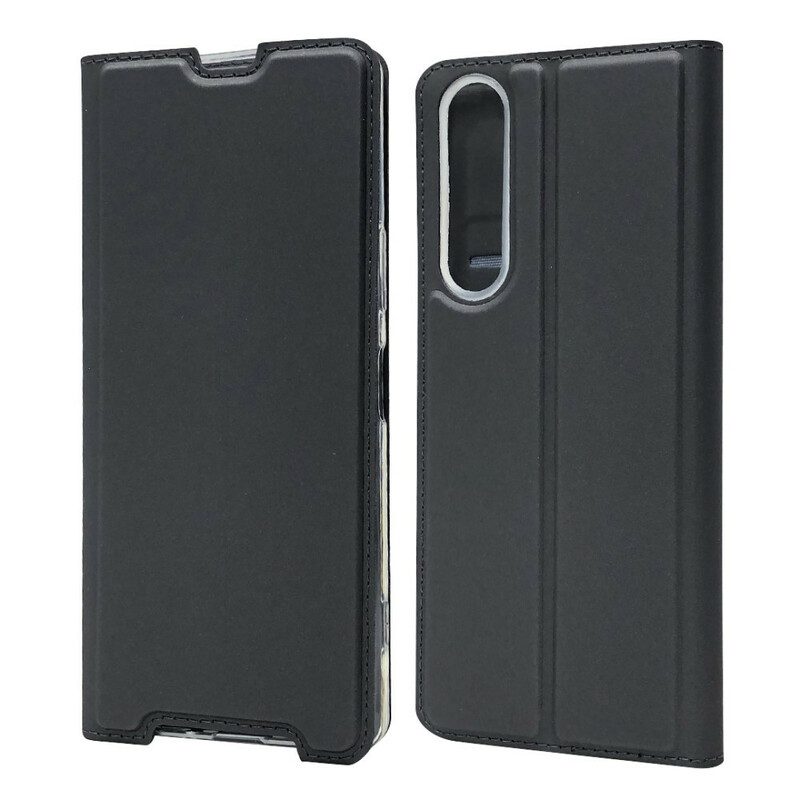 Folio Cover Sony Xperia 1 II Custodia in pelle Chiusura Magnetica