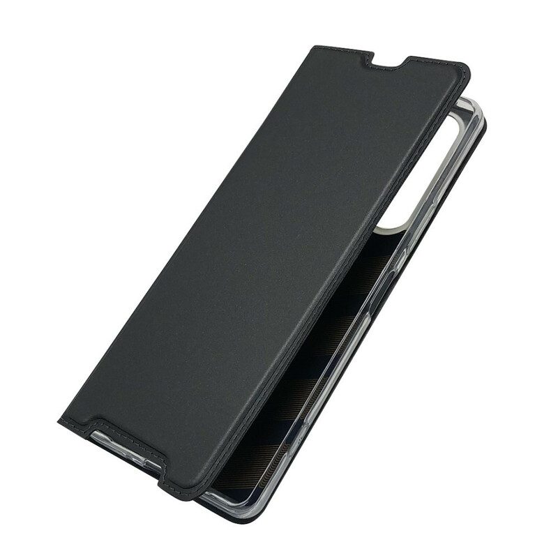 Folio Cover Sony Xperia 1 II Custodia in pelle Chiusura Magnetica