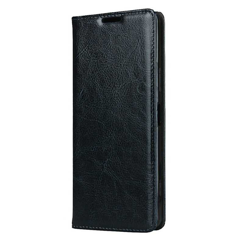 Folio Cover Sony Xperia 1 II Custodia in pelle Purezza Vera Pelle