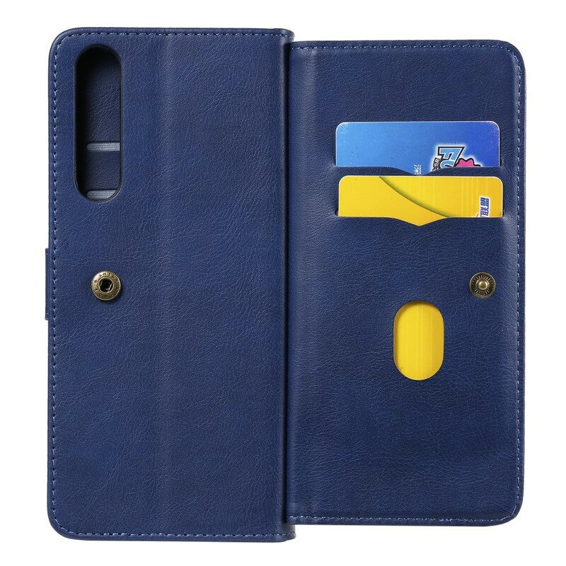 Folio Cover Sony Xperia 1 II Portacarte Multifunzione Da 10 Carte