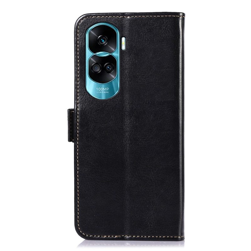 Custodia in pelle Honor 90 Lite Abeel In Finta Pelle