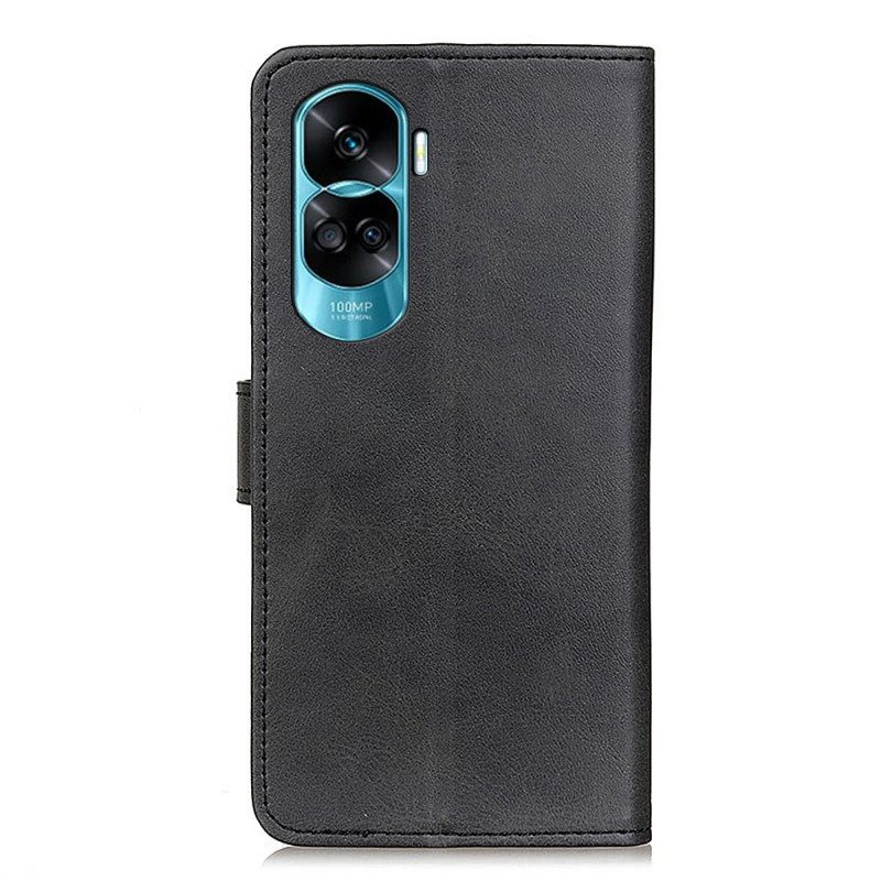 Custodia in pelle Honor 90 Lite Finta Pelle Opaca