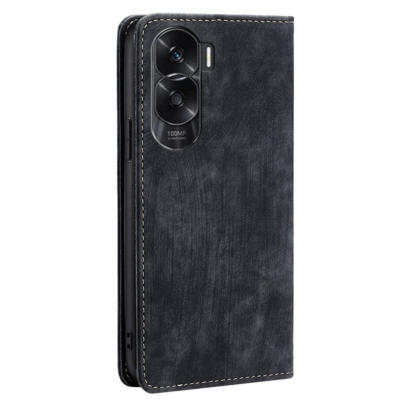 Folio Cover Honor 90 Lite Custodia in pelle Rfid