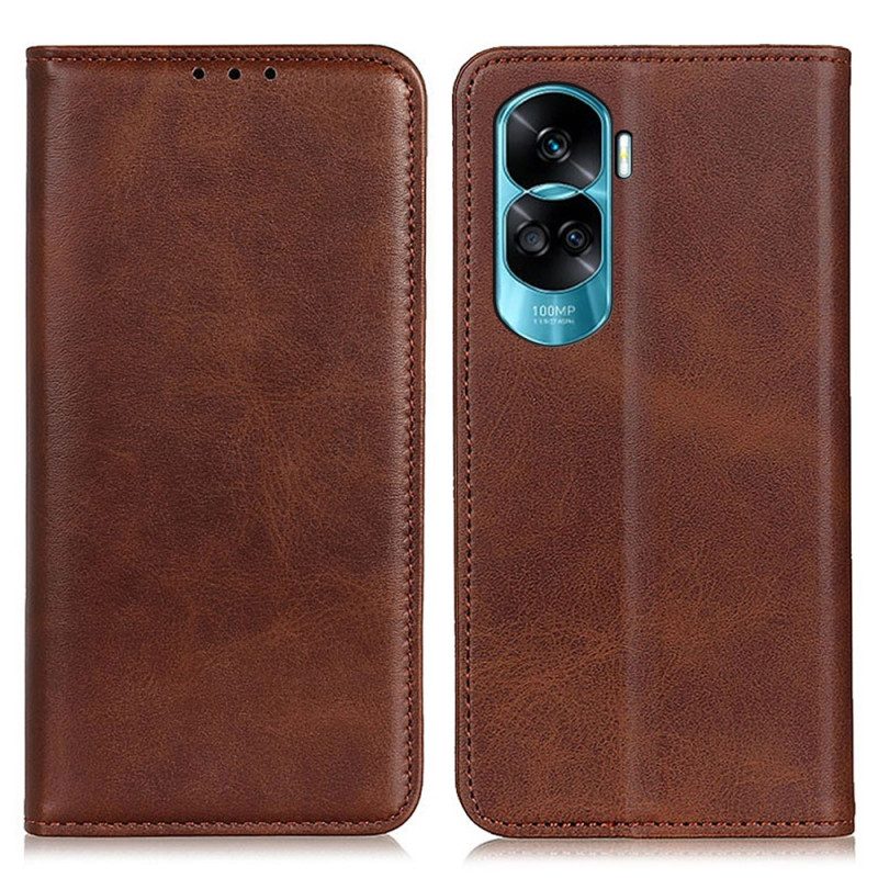 Folio Cover Honor 90 Lite Custodia in pelle Stile Classico