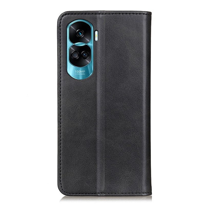 Folio Cover Honor 90 Lite Custodia in pelle Stile Classico