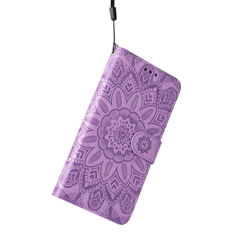 Folio Cover Honor 90 Lite Mandala Con Tracolla