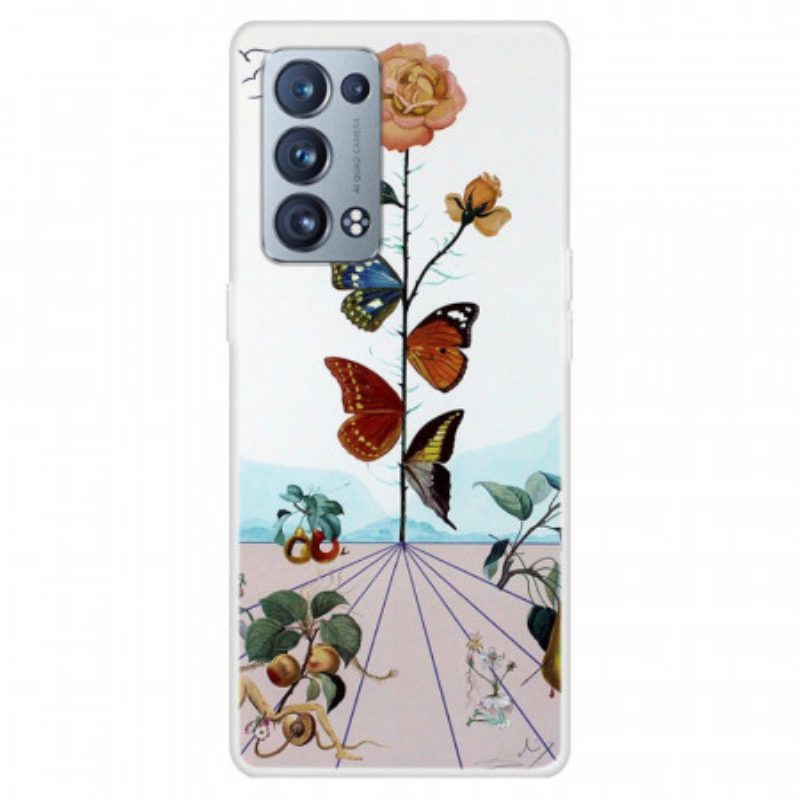 Cover Oppo Reno 6 Pro 5G Farfalle Della Natura