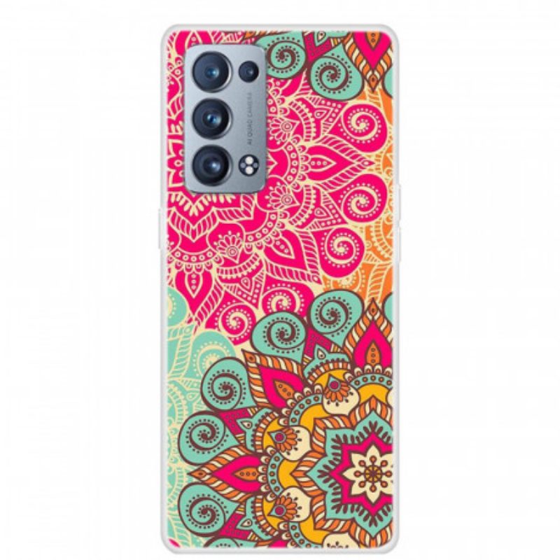 Cover Oppo Reno 6 Pro 5G Mandala Al Neon