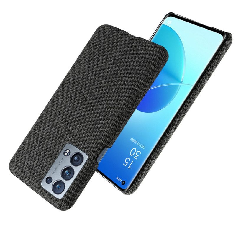 Cover Oppo Reno 6 Pro 5G Rivestimento In Tessuto