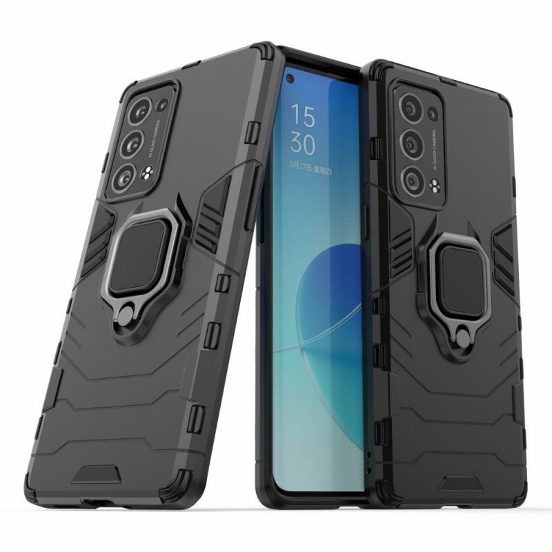 Cover Oppo Reno 6 Pro 5G Supporto Per Anello Girevole