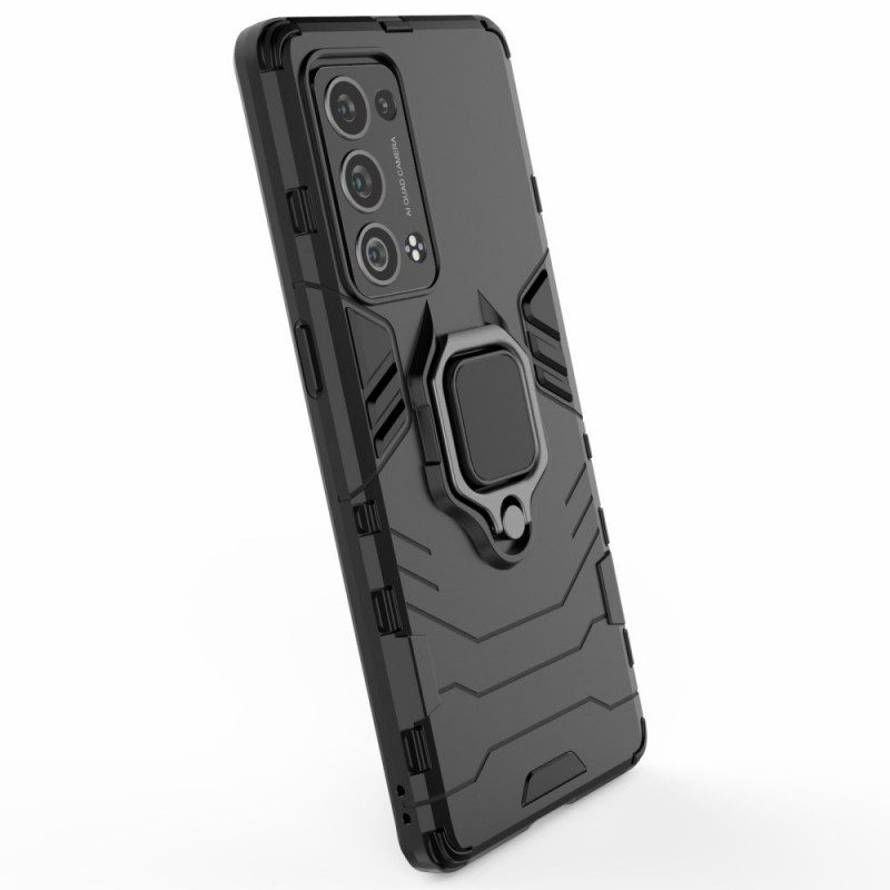 Cover Oppo Reno 6 Pro 5G Supporto Per Anello Girevole