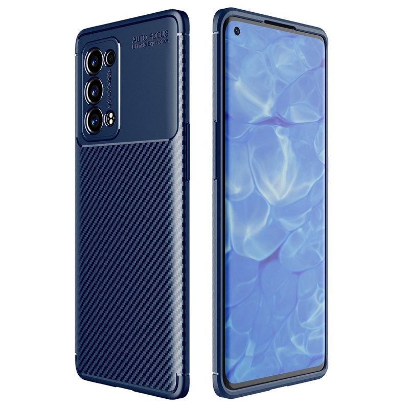 Cover Oppo Reno 6 Pro 5G Tubo In Fibra Di Carbonio