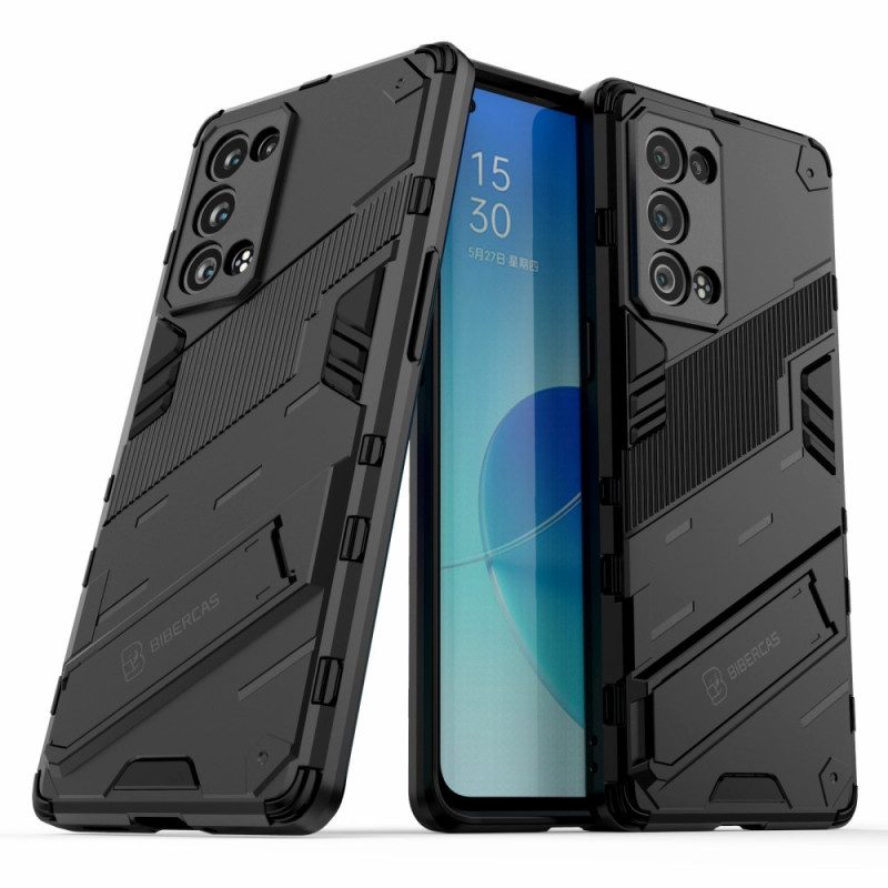 Cover Oppo Reno 6 Pro 5G Ultra Resistente Con Supporto Rimovibile