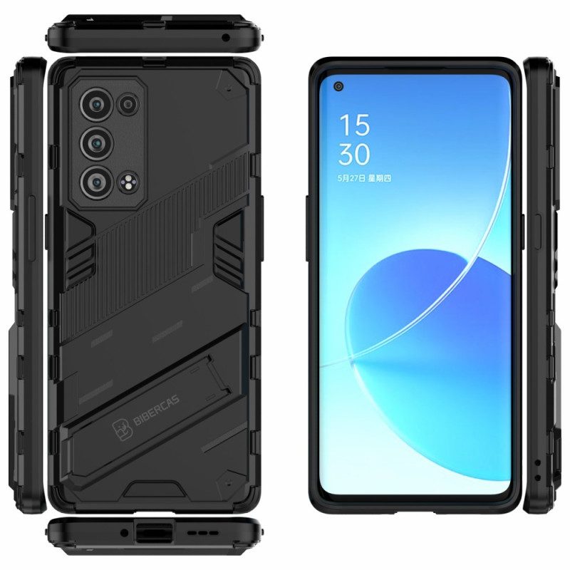 Cover Oppo Reno 6 Pro 5G Ultra Resistente Con Supporto Rimovibile