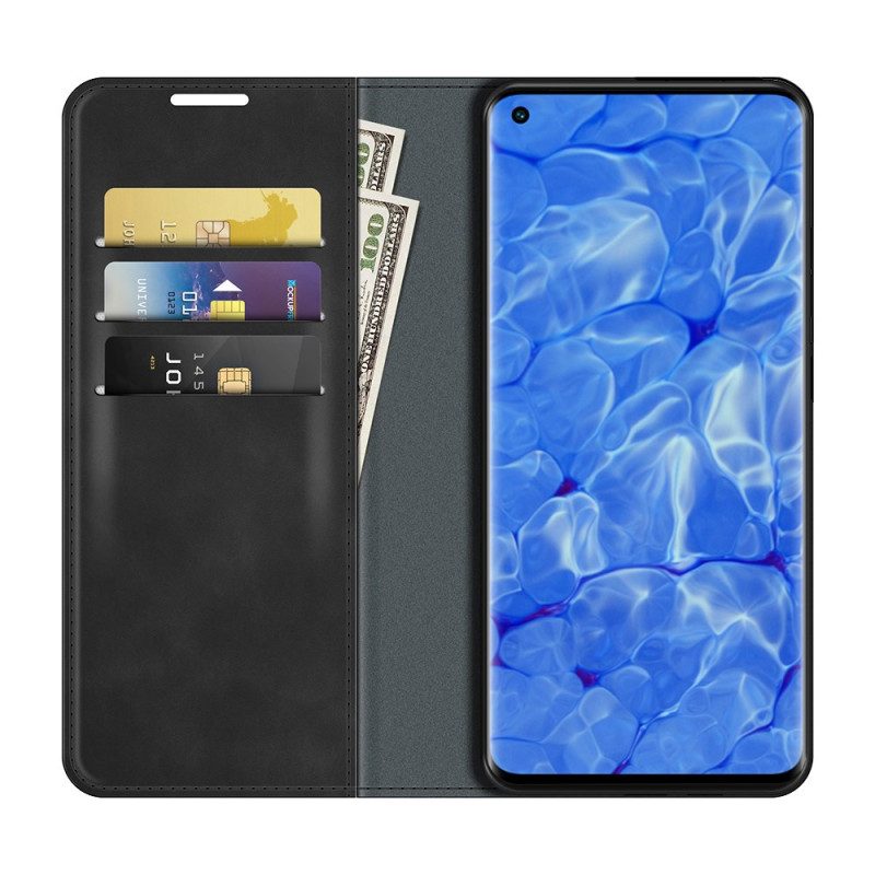 Folio Cover Oppo Reno 6 Pro 5G Custodia in pelle Morbidezza Al Tatto