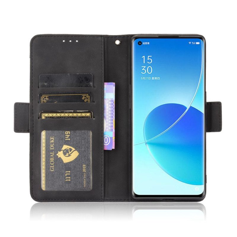 Folio Cover Oppo Reno 6 Pro 5G Multi-carte