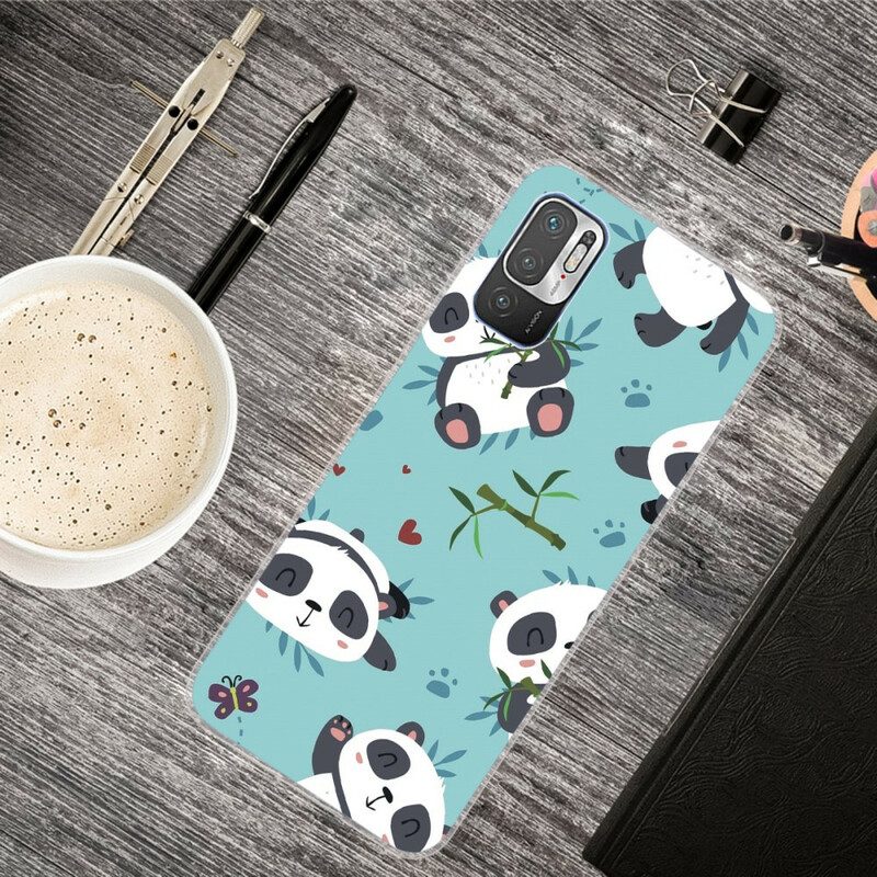 Cover Xiaomi Redmi Note 10 5G Mazzo Di Panda