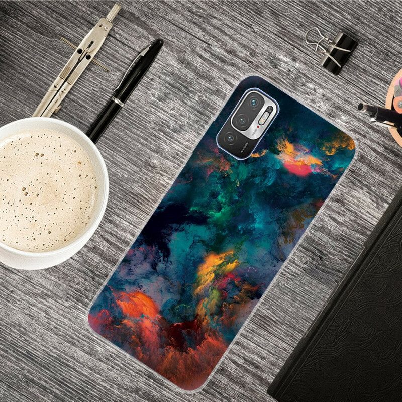 Cover Xiaomi Redmi Note 10 5G Nuvole Colorate