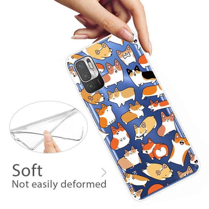 Cover Xiaomi Redmi Note 10 5G Più Cani