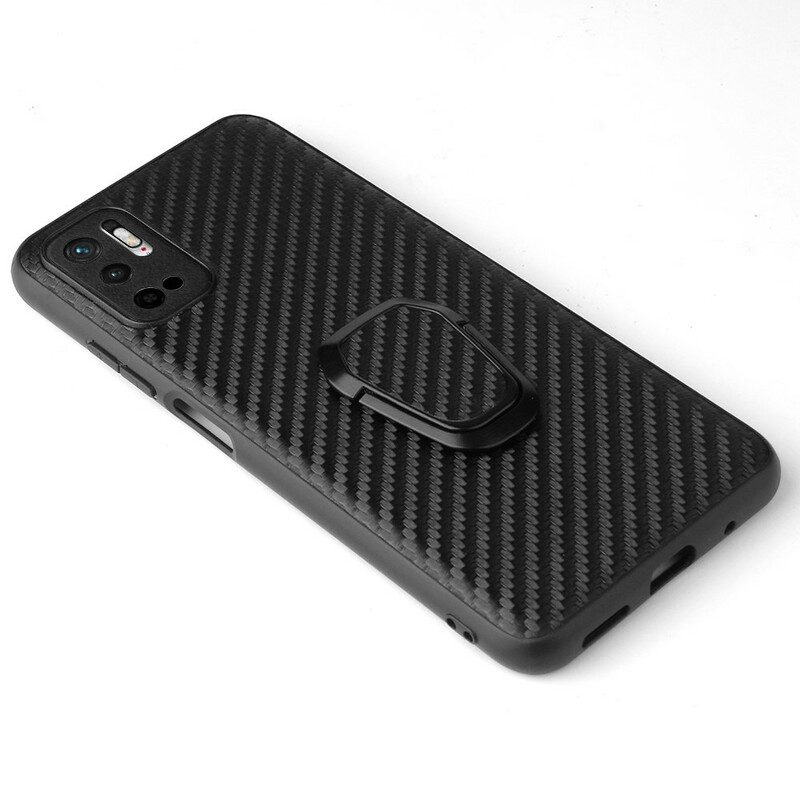 Cover Xiaomi Redmi Note 10 5G Supporto Per Anello Leopardato