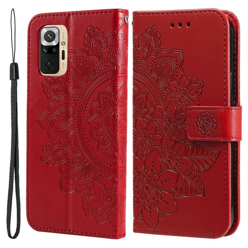 Custodia A Portafoglio Xiaomi Redmi Note 10 5G Mandala