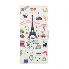 Custodia in pelle Xiaomi Redmi Note 10 5G Amo Parigi