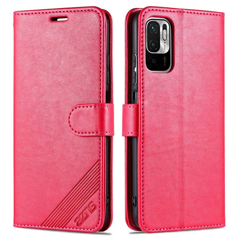 Custodia in pelle Xiaomi Redmi Note 10 5G Azns Lusso