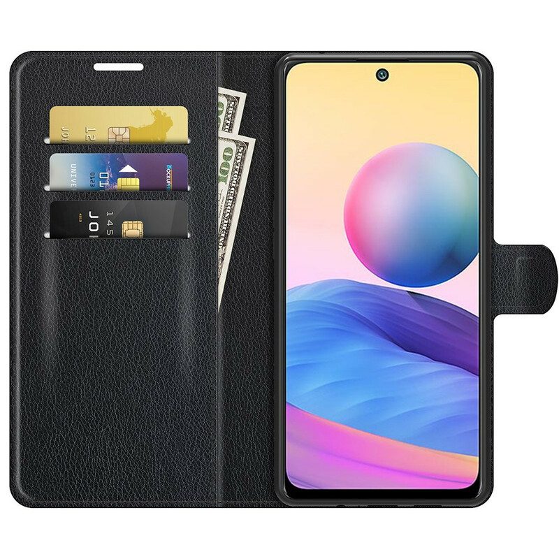 Custodia in pelle Xiaomi Redmi Note 10 5G Ecopelle Classica