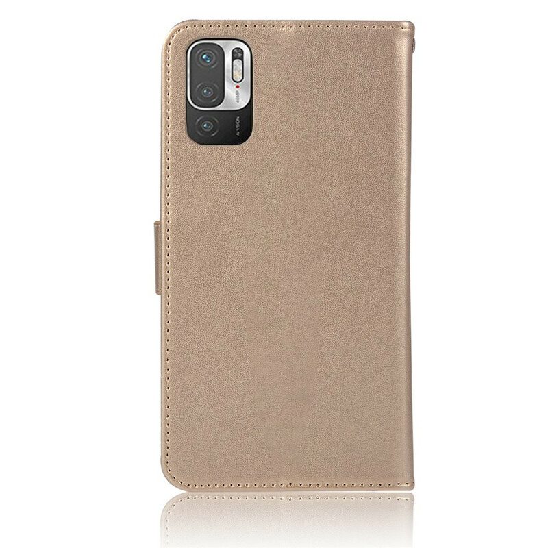 Custodia in pelle Xiaomi Redmi Note 10 5G Gufo Acchiappasogni