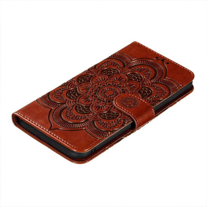 Custodia in pelle Xiaomi Redmi Note 10 5G Mandala Completo