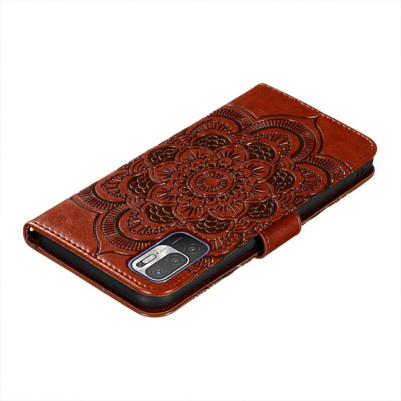 Custodia in pelle Xiaomi Redmi Note 10 5G Mandala Completo