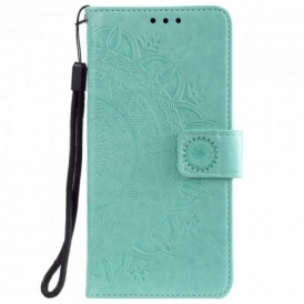 Custodia in pelle Xiaomi Redmi Note 10 5G Mandala Del Sole