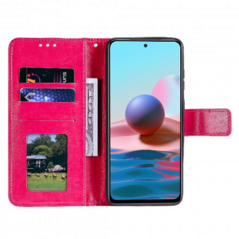 Custodia in pelle Xiaomi Redmi Note 10 5G Mandala Del Sole