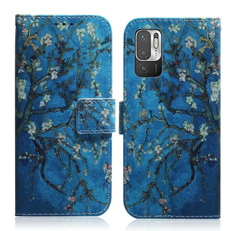 Custodia in pelle Xiaomi Redmi Note 10 5G Ramo D'albero